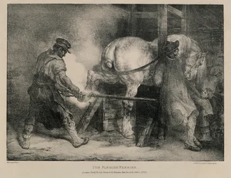 Der flämische Hufschmied